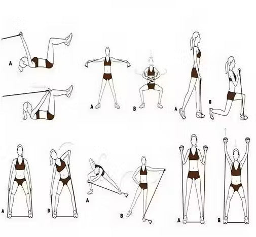 11-in-1 Resistance Bands Set for Home Gym & Workout